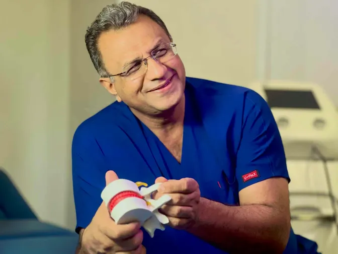 بررسی مدل ستون فقرات در جلسه ارزیابی دیسک کمر